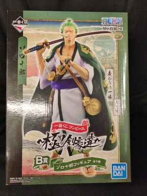 Bandai Spirits Ichiban Kuji One Piece Extreme Swordsmen B-Prize Zoro Juro MASTERLISE Figure รูปภาพ 1