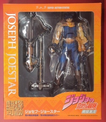 Medicos Super Action Statue Joseph Joestar package Renewal Version