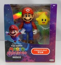 JAKKS PACIFIC action Figure Mario THE SUPER MARIO GALAXY MOVIE gambar 1