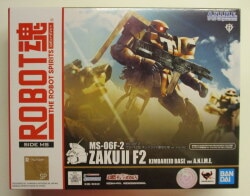 Bandai Spirits - The Robot Spirits<side ms=""> Mobile Suit Gundam 0083 Stardust Memory MS-06F-2 Zaku II F2 Type Kimbalide Base Specification ver. ANIME SP </side>