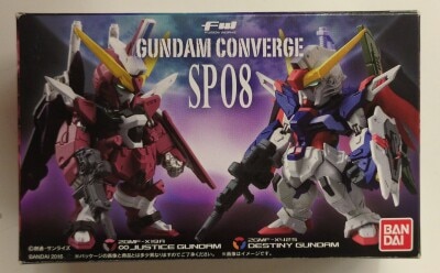 BANDAI FW GUNDAM CONVERGE SP08 Destiny Gundam and Infinite Justice Gundam