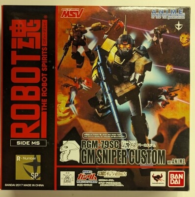 Bandai Robot Spirits<side ms=""> Mobile Suit Gundam RGM-79SC GM Sniper Custom ver. ANIME SP </side>