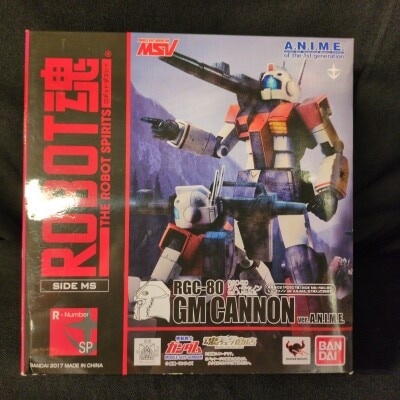 Bandai Robot Spirits<side ms=""> Mobile Suit Gundam MSV RGC-80 GM Cannon ver. ANIME SP </side>