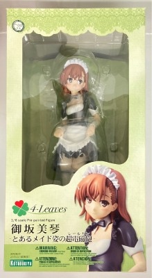 Kotobukiya 4-Leaves/A Certain Scientific Railgun Mikoto Misaka -A Certain Maid-like Railgun- 1/6 PVC 画像 1