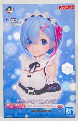 Bandai Spirits Ichiban Kuji Re:Zero - Starting Life in Another World- May the Spirits Bless You- Last One Prize Rem Art Scale Figure Last One Ver.