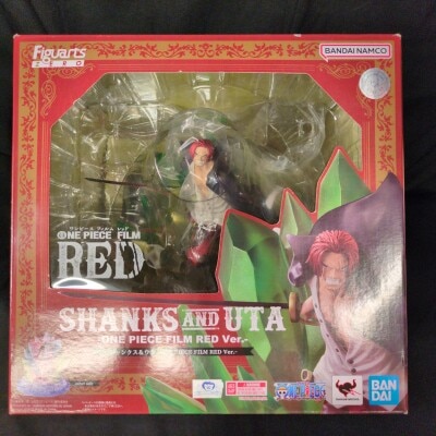Bandai Figuarts ZERO [Super Fierce Battle] Shanks and Uta -ONE PIECE FILM RED Ver.- PVC image 1
