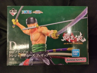 Bandai Spirits Ichiban Kuji Haou no Cho with ONE PIECE TREASURE CRUISE D Prize Roronoa Zoro Treasure Cruise Figure