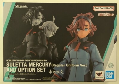 BANDAI SPIRITS SHFiguarts Mobile Suit Gundam: The Witch from Mercury (Normal School Uniform Ver.) and Option Set 图片 1