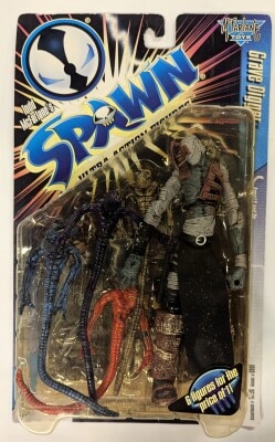 McFARLANE TOYS SERIES 8 SPAWN GRAVE DIGGER (with blood splatter) 6- inch