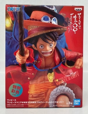 Bandai Spirits If a One Piece fanatic seriously produced the three brothers, this is what would happen!! One Piece Monkey D. Luffy/Specially painted version image 1