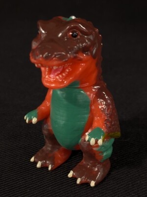 MEDICOMTOY VAG series 9 Anrakuyasu's First Gogamezilla Orange gambar 1