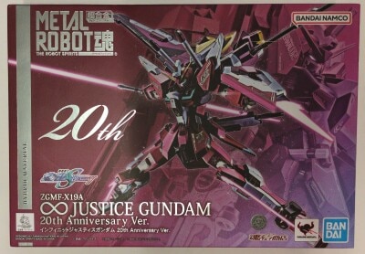 BANDAI SPIRITS/ METAL ROBOT SPIRITS<side ms=""> Mobile Suit Gundam SEED DESTINY Infinite Justice Gundam 20th Anniversary Ver. </side>