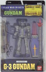 Bandai MS in ACTION!!/MIA Mobile Suit Gundam MSV RX-78-3 G-3 Gundam