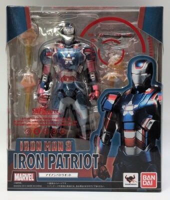 Bandai SH Figuarts IRON MAN3 Iron Patriot First Edition