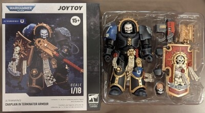 JOYTOY ULTRAMARINES/1/18SCALE CHAPLAIN IN TERMINATOR ARMOR 圖片 1