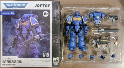 JOYTOY ULTRAMARINES INTERCESSOR BROTHER CATONUS 1/18 Bild 1