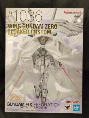 Bandai Spirits GUNDAM FIX FIGURATION METAL COMPOSITE GUNDAM W 30th Wing Gundam Zero Cloaked Custom #1036