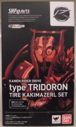 Bandai SHFiguarts Kamen Rider Drive Kamen Rider Drive Type Tridoron Tire Kaki Mazel set