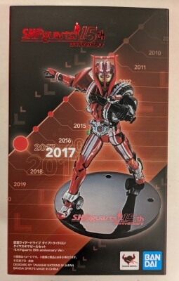 BANDAI SPIRITS SHFiguarts Kamen Rider Drive Type Tridoron Tire Kaki Mazel set SHFiguarts 15th anniversary Ver.