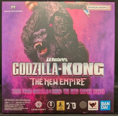 BANDAI NAMCO SH MonsterArts KONG FROM GODZILLA x KONG: THE NEW EMPIRE (2024) gambar 1