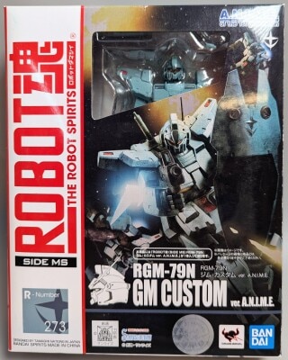 Bandai Spirits - The Robot Spirits<side ms=""> Mobile Suit Gundam 0083 STARDUST MEMORY RGM-79N GM Custom ver. ANIME 273 </side>