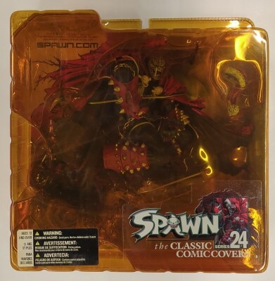 McFARLANE TOYS SERIES 24 / THE CLASSIC COMIC COVERS SPAWN I 39 (head / no mask) 6 inches