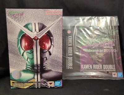 Bandai Spirits SHFiguarts/ Shinkocchou Seihou Kamen Rider W Cyclone Joker(with sleeve) Fuuto Tantei anime commemoration