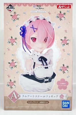 Bandai Spirits Ichiban Kuji Re:ZERO -Starting Life in Another World- Rejoice, Flowers in Both Hands A-Prize Ram Art Scale Figure 图片 1