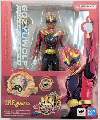 Bandai Spirits SHFiguarts Number One Sentai Gojuger Gojuu Wolf (First edition Press Limited Edition with Sentai Ring)