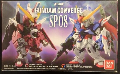 BANDAI FW GUNDAM CONVERGE SP08 Destiny Gundam and Infinite Justice Gundam