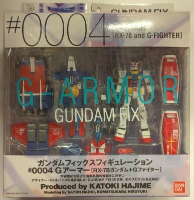 Bandai GFF Mobile Suit Gundam G Armor RX-78 Gundam + G Fighter #0004 imagen 1