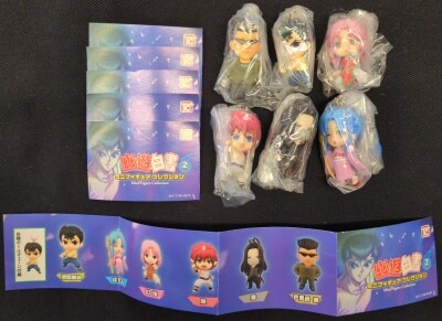 Pierrot/Toys Cabin Mini figure collection Vol.2 Yu yu Hakusho Complete 6 Type Set imagen 1