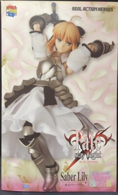 MediCom Toy REAL ACTION HEROES Fate/stay night Lili Saber First Edition Bonus included RAH669