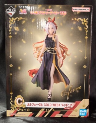 Bandai Spirits Ichiban Kuji Uma Musume: Pretty Derby 14th Series : C-Prize Orfevre GOLD WEEK Figure gambar 1