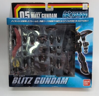 Bandai Advanced Mobile Suit (MS) in Action!! Mobile Suit Gundam Seed GAT-X207 Blitz Gundam