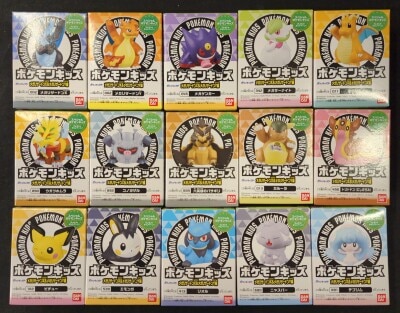 Bandai Namco Pokemon Kids / Mega Charizard X & Mega Charizard Y Edition - All 15 Types Pokemon Figures