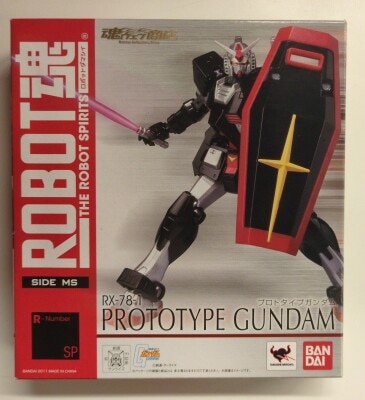 Bandai ROBOT Spirits <side ms=""> Mobile Suit Gundam Prototype Gundam SP </side> Bild 1
