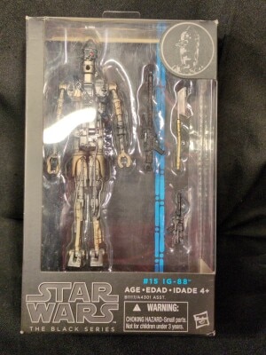 HASBRO 15 / THE BLACK IG-88 6 inch