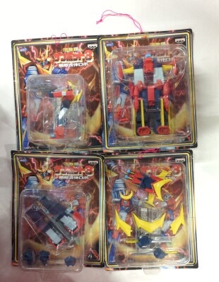 Banpresto Invincible Combined Robot Complete 4 Type Set