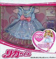 ドールアクセサリー ワンピースセット クールドットチュール 「リカちゃん」 [LW-02]