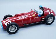 ミニカー 1/18 フェラーリ 375 F1 インディ インディアナポリス500GP 1952 A.Ascari ドライバーフィギュア付 #12 [TMD18-193B]