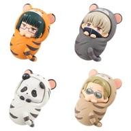 トレーディングフィギュア 全4種セット おくるみマスコット 「呪術廻戦 ぷにとっぷ おくるみたいがーあそーとvol.2」 图片 1