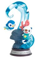 Trading Figure 4. Piplup & Oshawott Pokémon Swing Vignette Collection 2 image 1