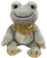 ぬいぐるみ ピクルス(グレー) thank you2 ビーンドール 「pickles the frog-かえるのピクルス-」小田急新宿イベント限定