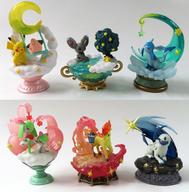 トレーディングフィギュア 全6種セット 「ポケットモンスター STARRIUM SERIES 夢見る月夜の星散歩」
