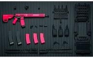 ドールアクセサリー 1/6用 タクティカルUDR-15 ＆ SPC アクセサリーセットF (Dynamic Pink)