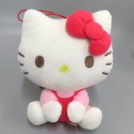 ぬいぐるみ ハローキティ(オーバーオールレッド) おすわりドール 「サンリオキャラクターズ」