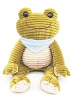 ぬいぐるみ ピクルス(グリーン) コーデュロイ ビーンドール 「pickles the frog-かえるのピクルス-」