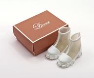 ドールアクセサリー クリアブーツ(ホワイト) 「Licca closet series」 クリアシューズコレクション