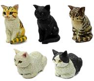 トレーディングフィギュア 全5種セット 「はしもとみお 猫の彫刻」